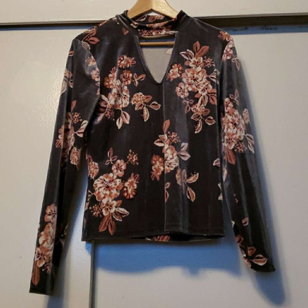Velvet long sleeve